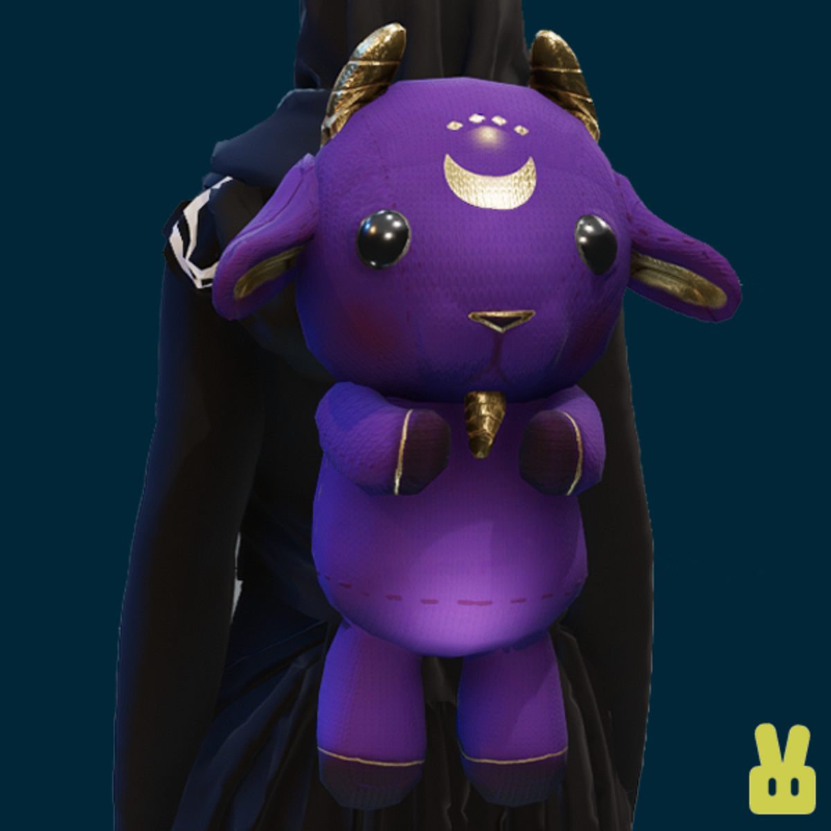 goat backpack - purple moon