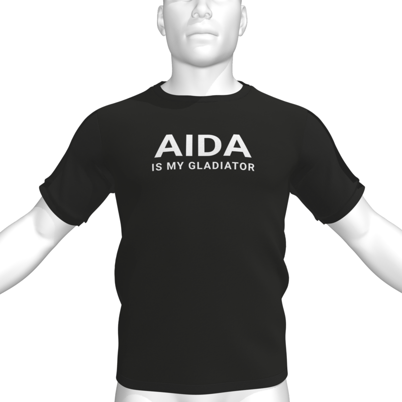 AIDA IS MY GLADIATOR T-Shirt - Male