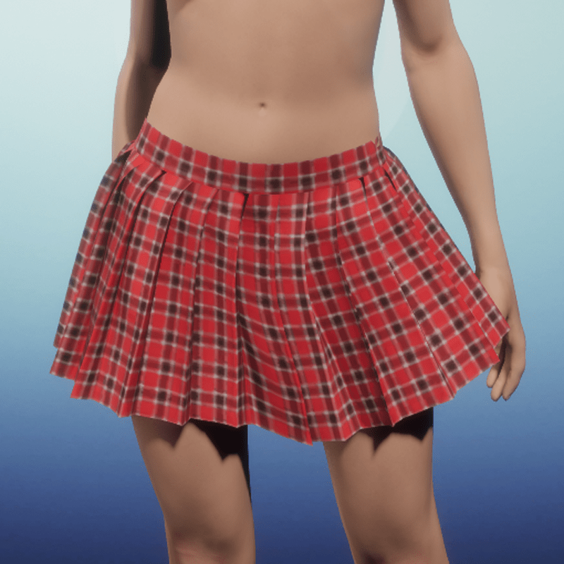 School Girl Skirt V2.0 - Pleated - Womens