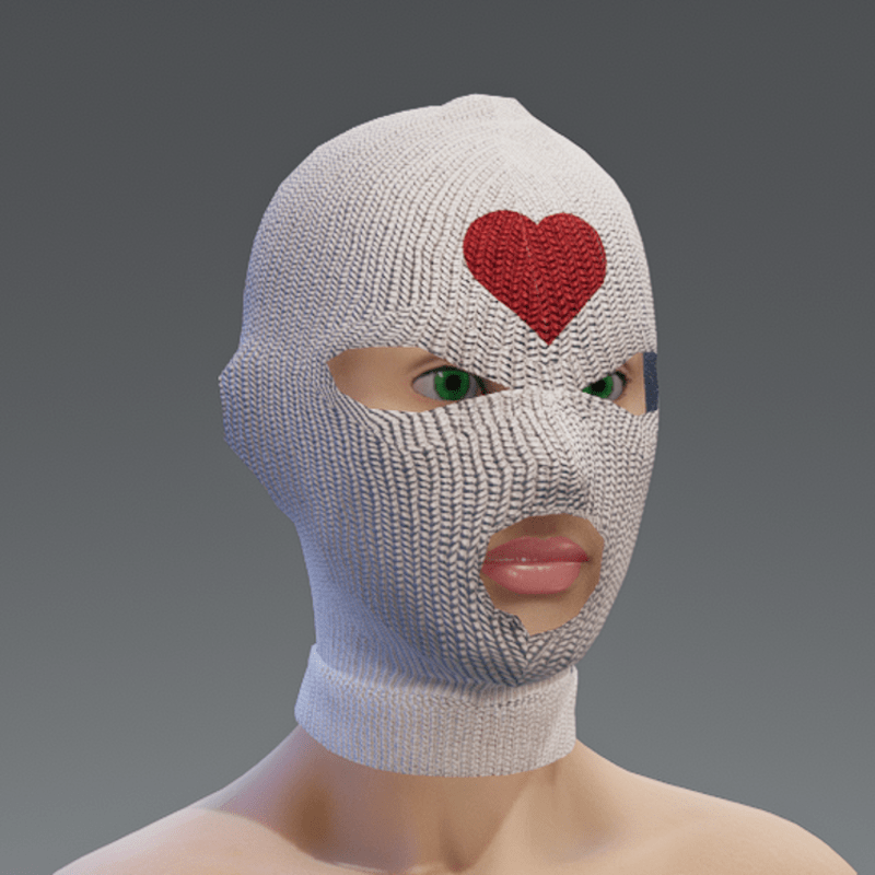 Balaclava - whiteheart female