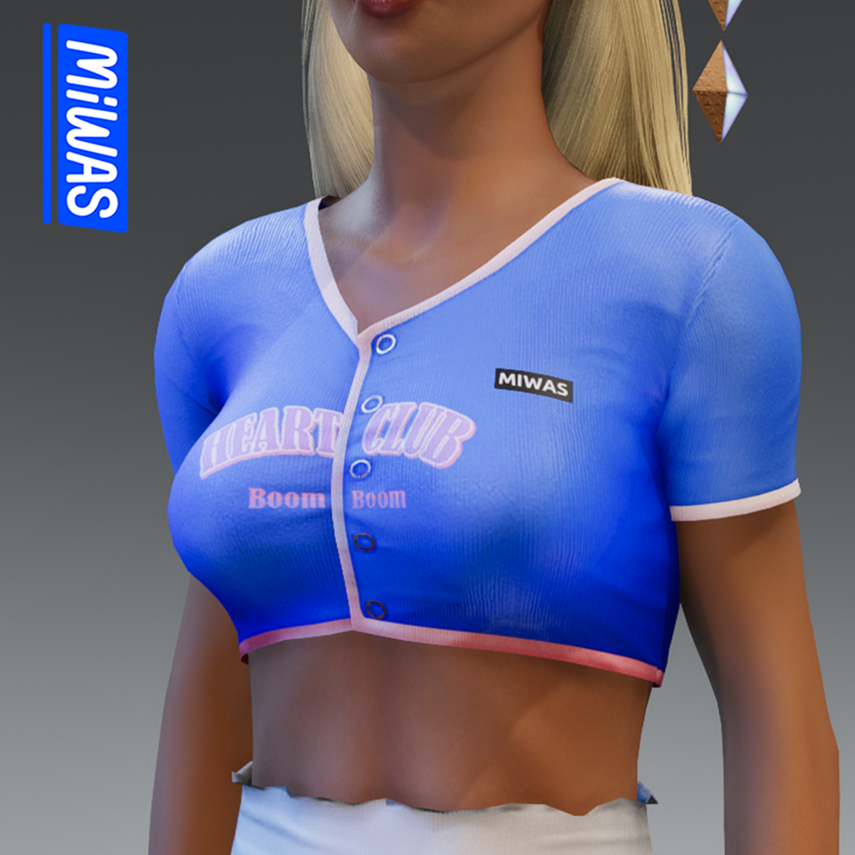 MIWAS/HeartClub Top #Diva