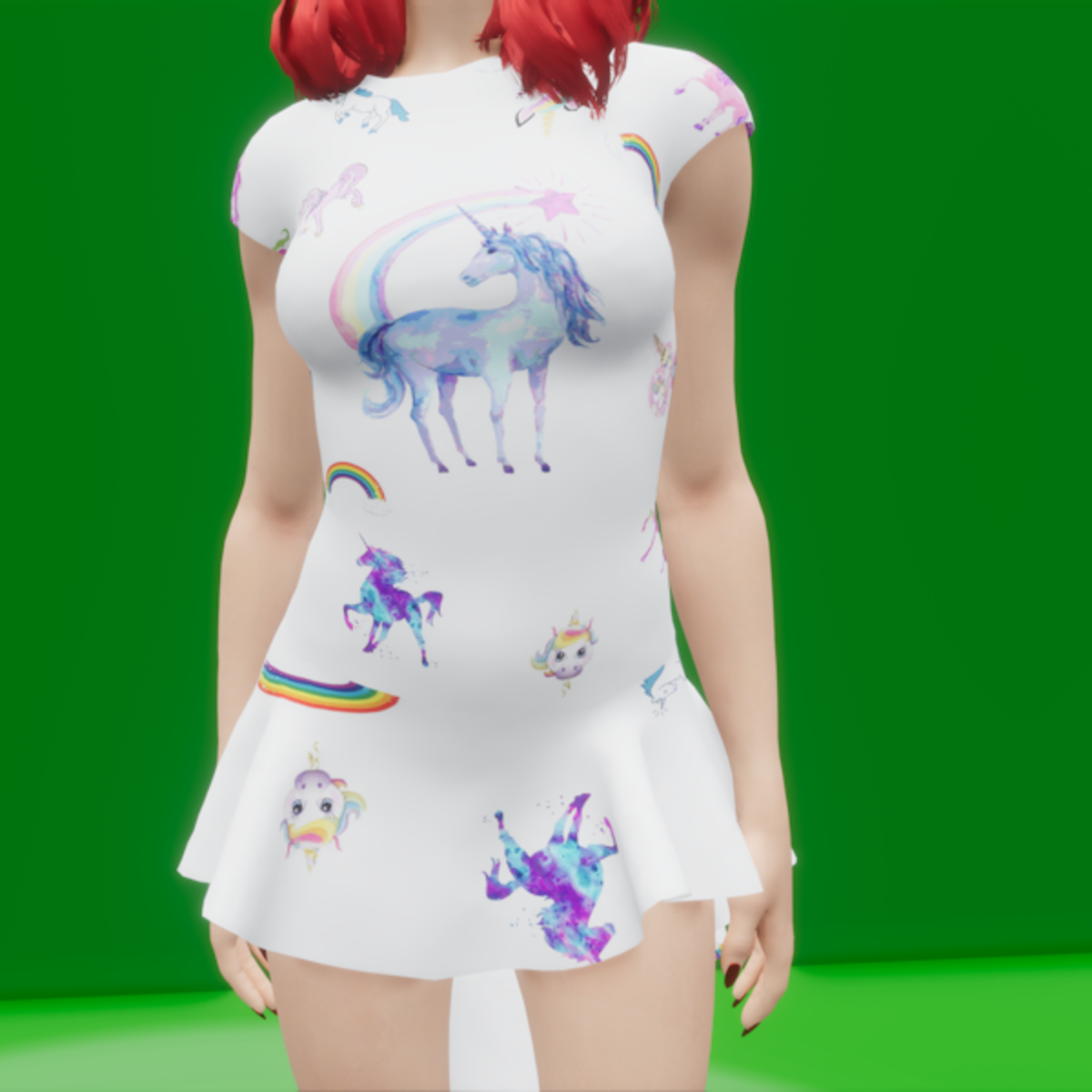 Unicorns and Rainbows Dress (TM)