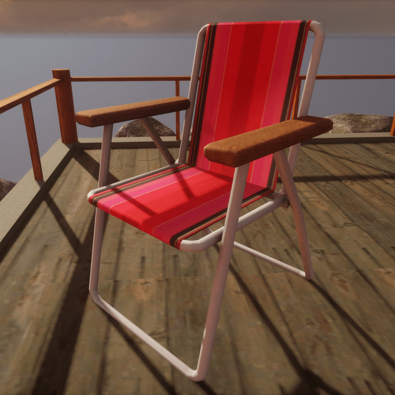 Deckchair (red)