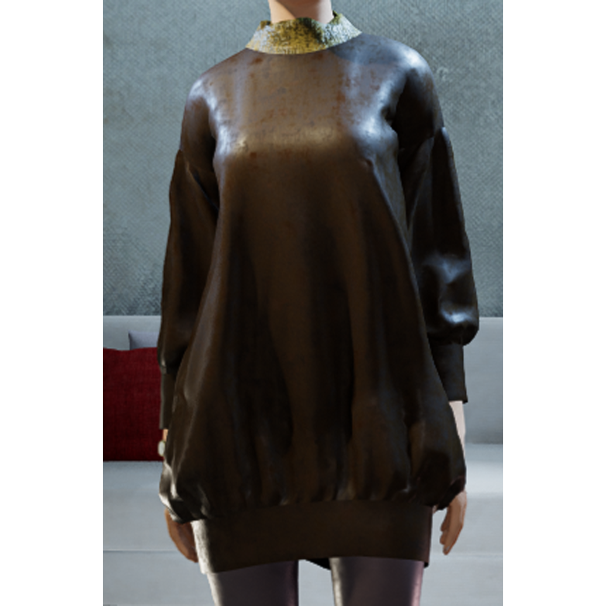 CHE'KEA - MEERA SWEATER - DARK BROWN