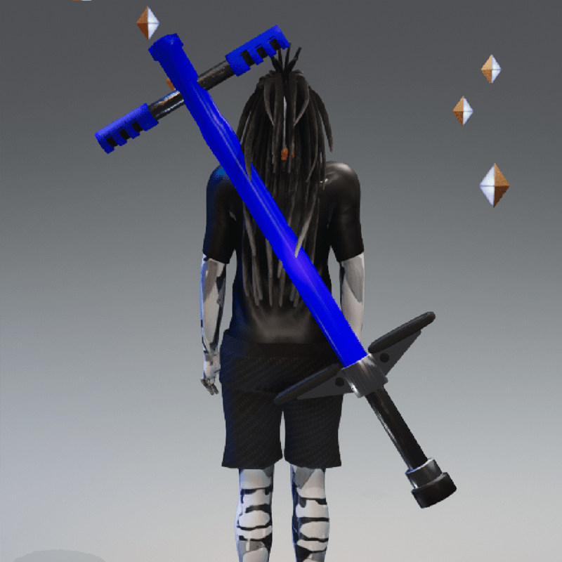 Fire Goats Pogo Stick Blue