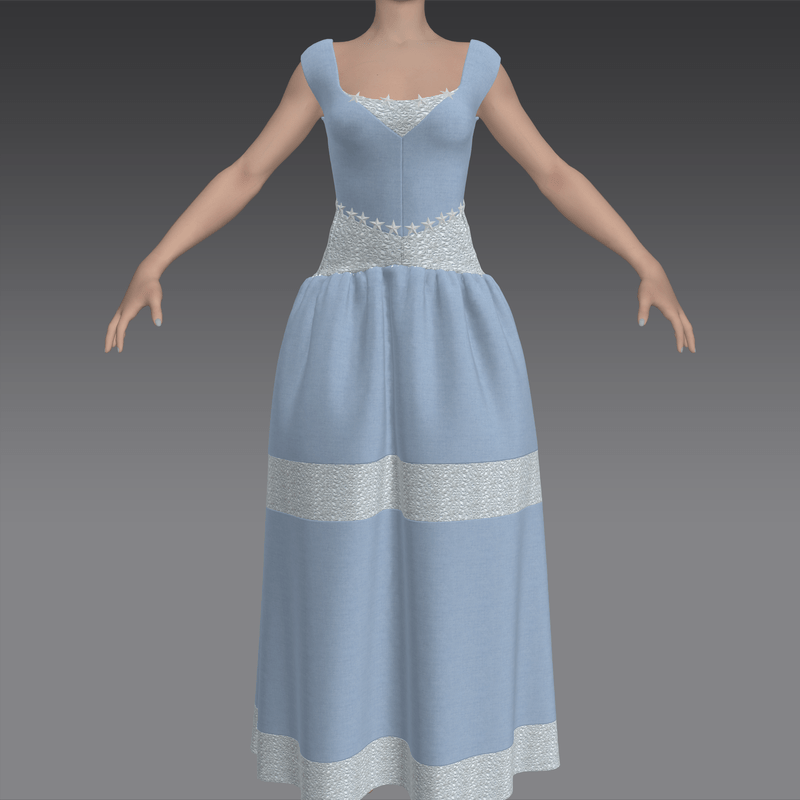 AV 2.0 Blue Romantic Dress