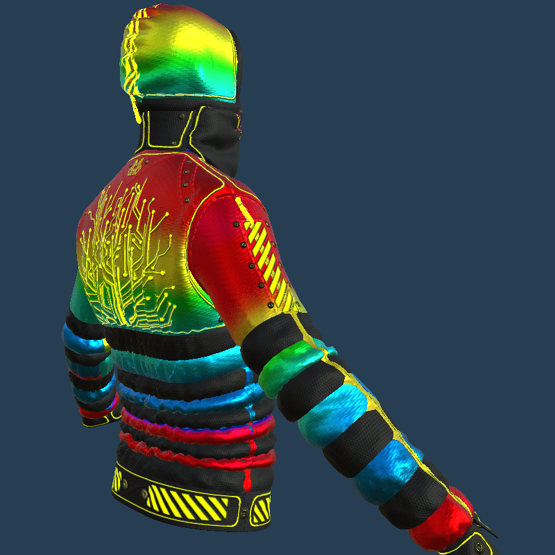 MAIKA JACKET COLORS B EMISSIVE