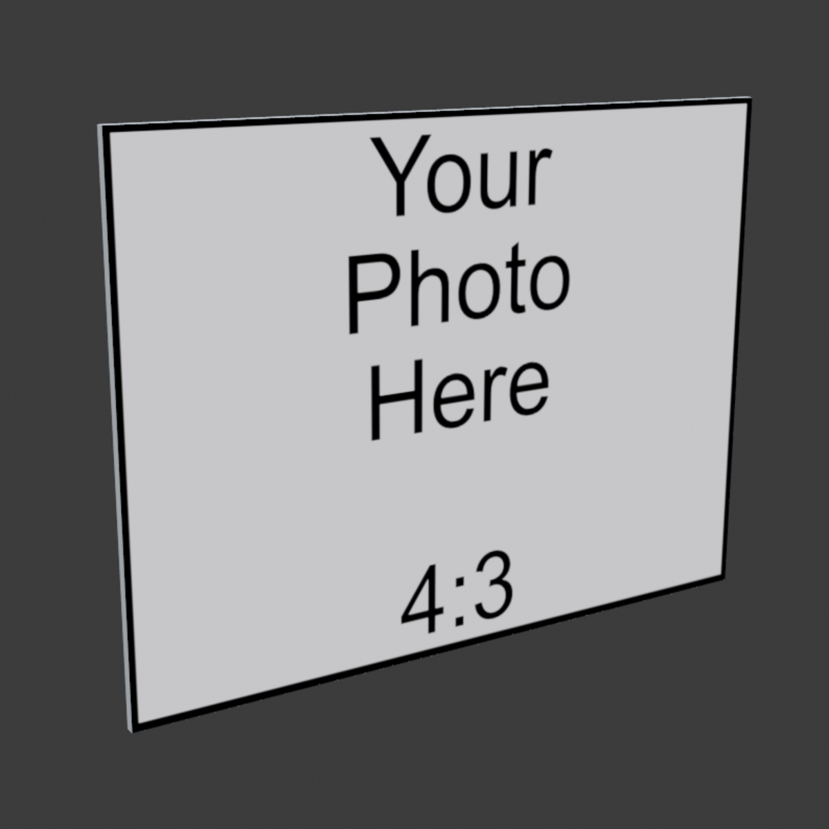 4x3 Frameless Iamge Panel