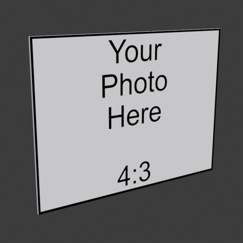 4x3 Frameless Iamge Panel