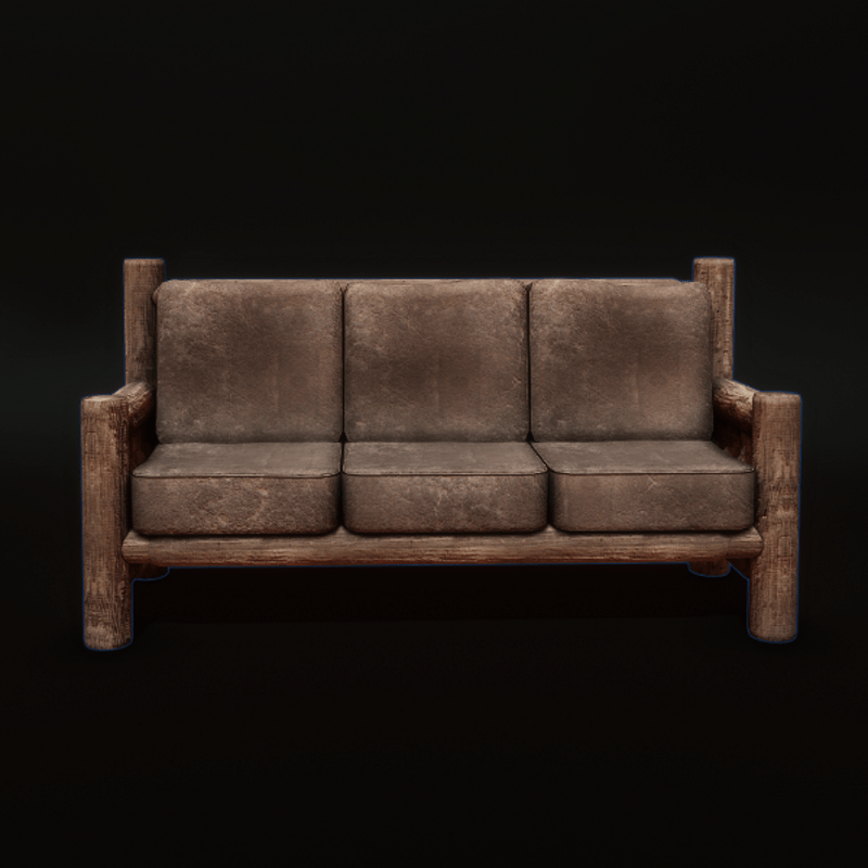 Brown Leather Couch with Sit Target Cb