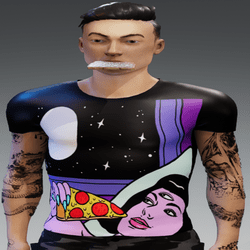 Male 3rd Eye Pizza Girl