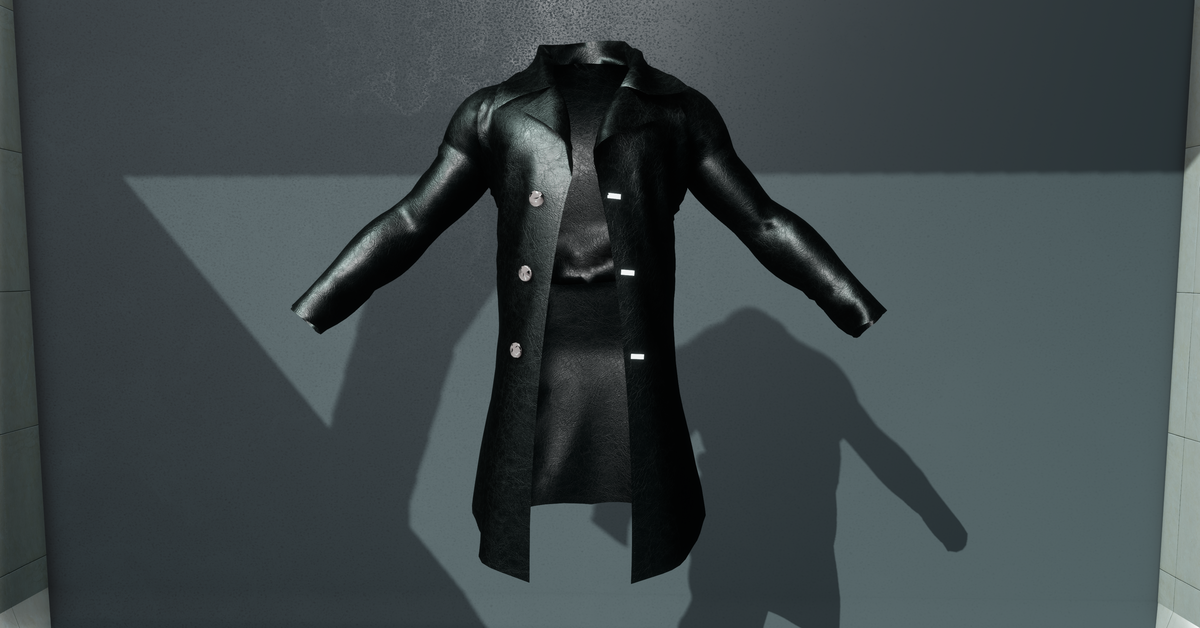 Male Black Leather Jacket