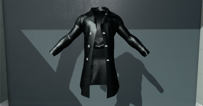 Male Black Leather Jacket