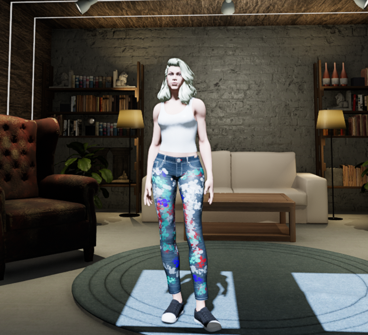 Painter's Blue Jeans