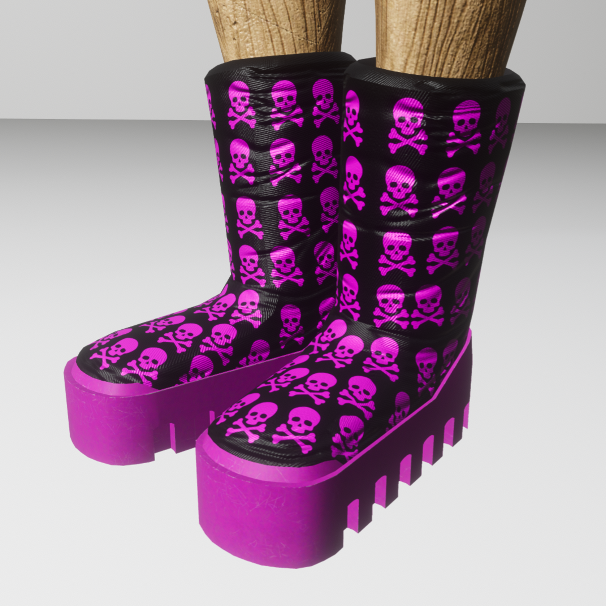 skully moon boots