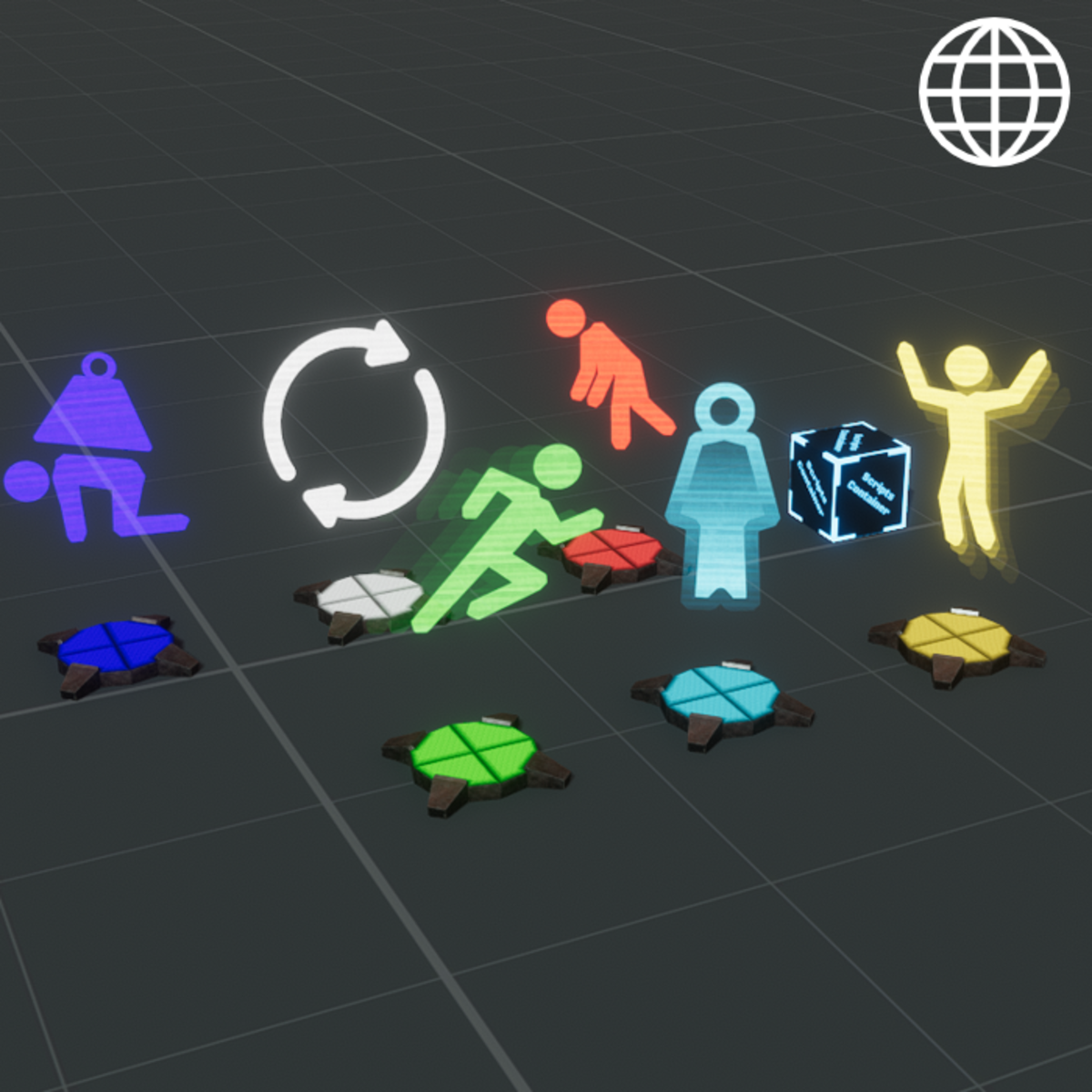 Powerup Pads with Powers