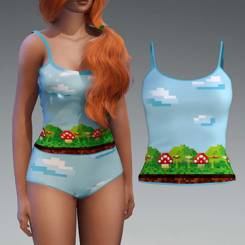 :::LYNX::: Game Girl Pjs - Top