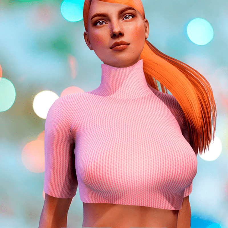 ✿ Turtleneck Top ✿