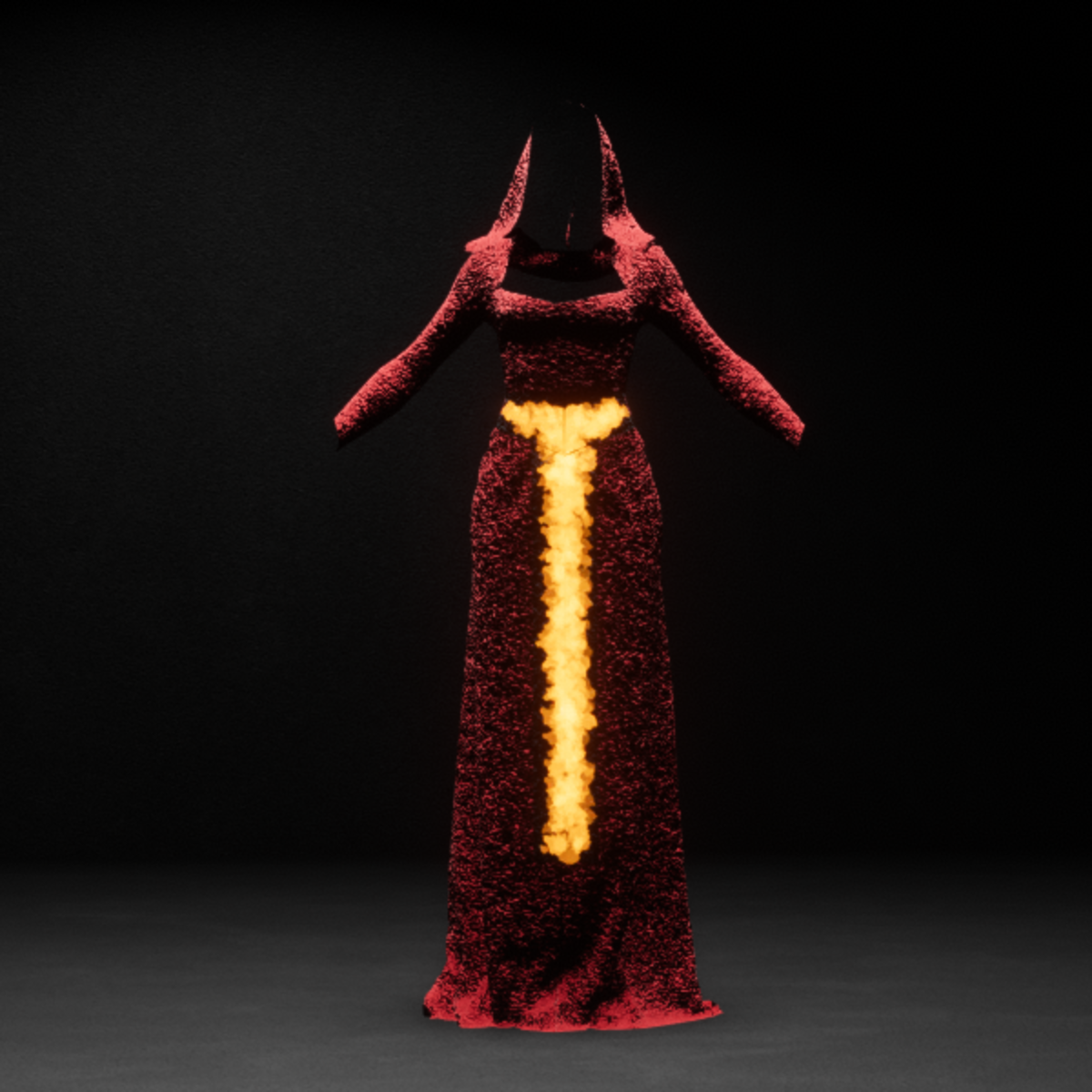 Red High Priestess Costume Ver2