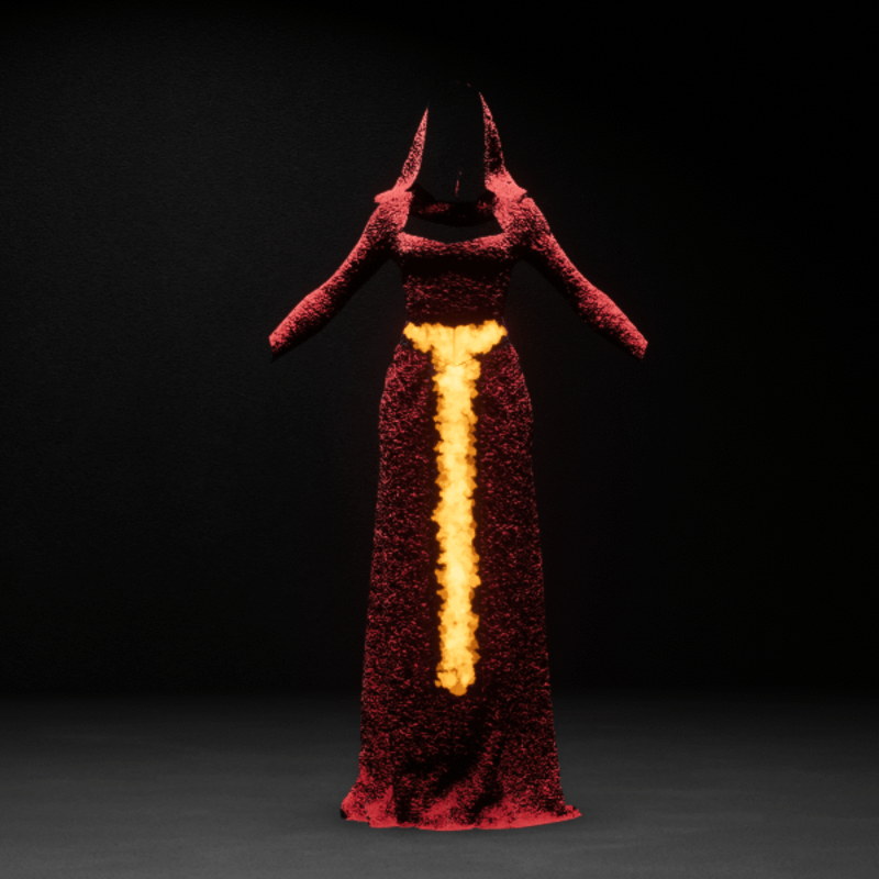 Red High Priestess Costume Ver2