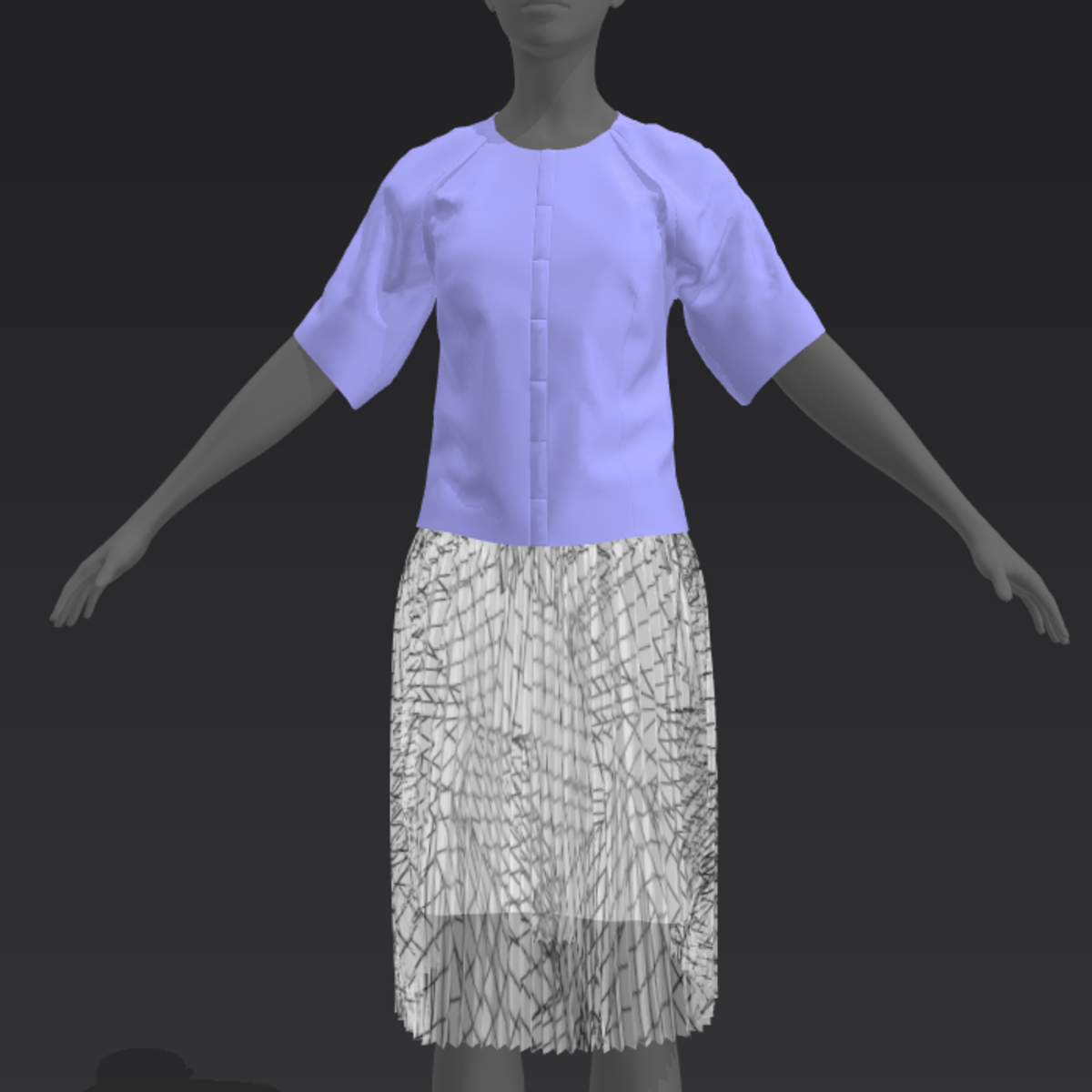 Angles Skirt White Look