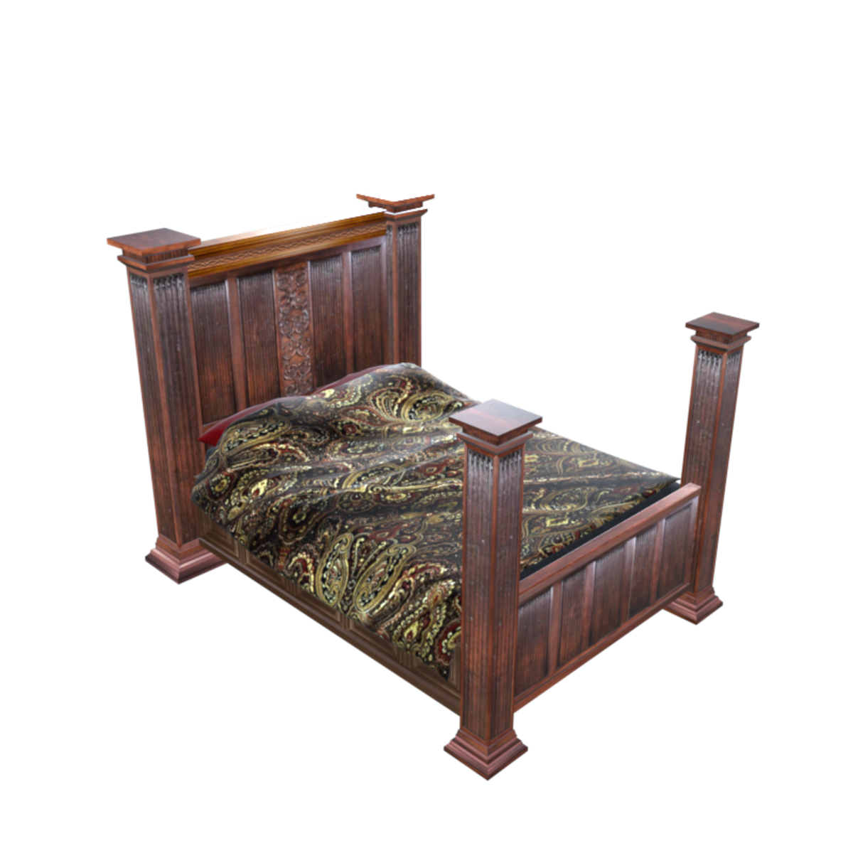 Gothic Column Bed