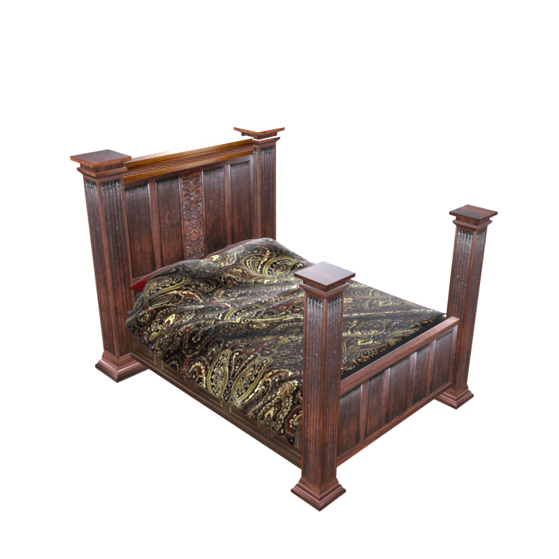 Gothic Column Bed