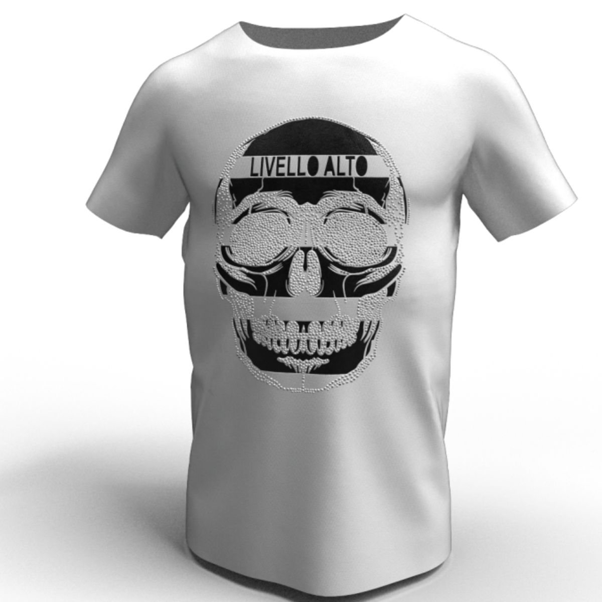 LIVELLO ALTO BRAND SKULL WHITE PROMOTION