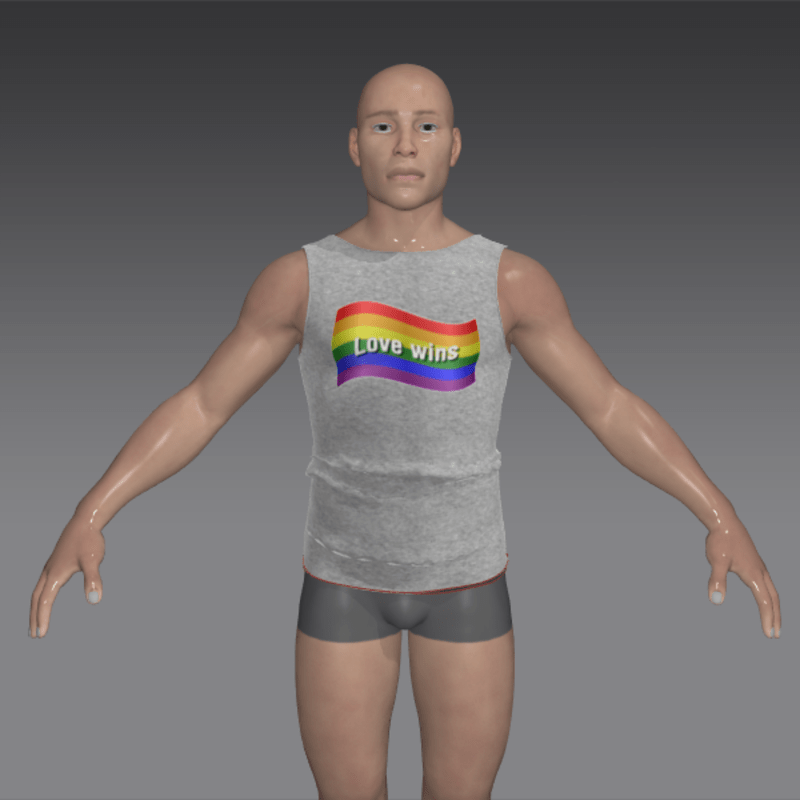 love wins men's tank