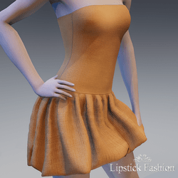 L.F. OLYMPE DRESS BRONZE