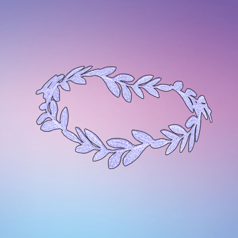 Branch Choker Lilac