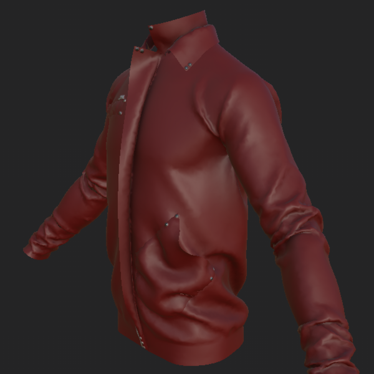 JACKET_ 2 LEATHER RED