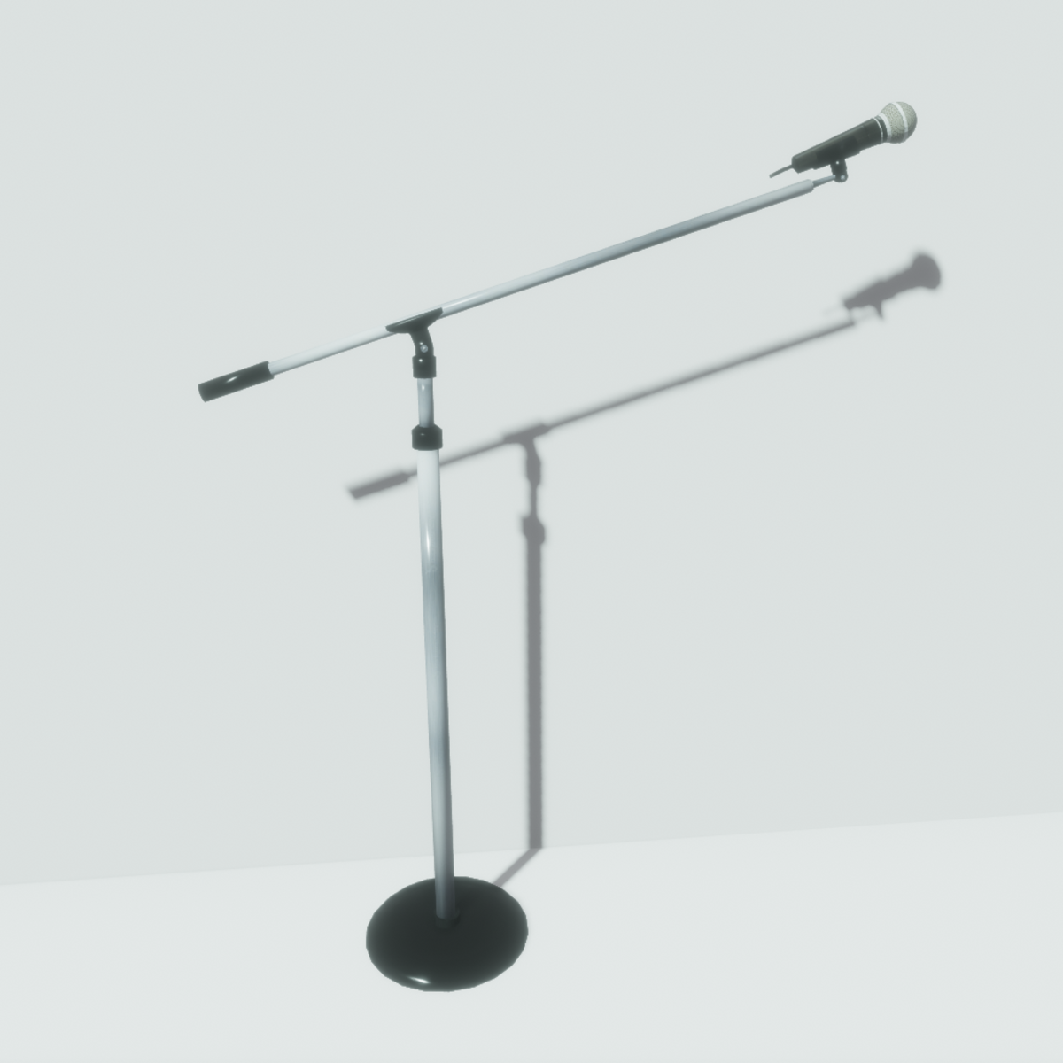 Stage Microphone & Stand Extended