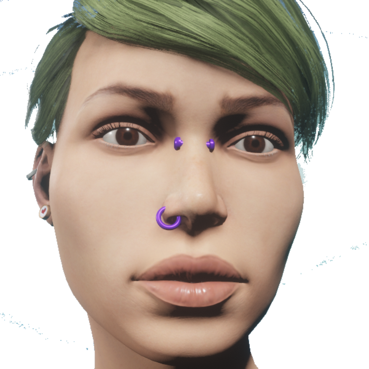 Nose Bar and Ring (female)