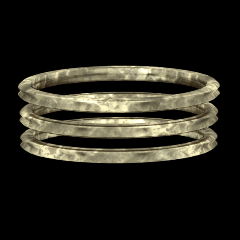 Simple Armlet Left Arm - Brass