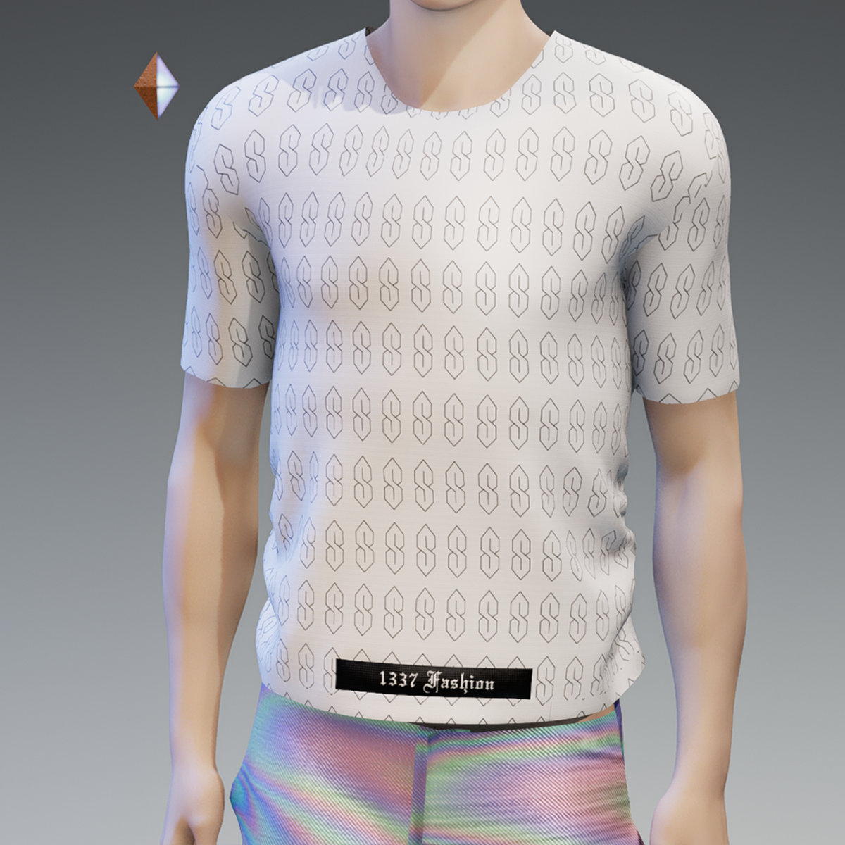 White Cool S T-Shirt