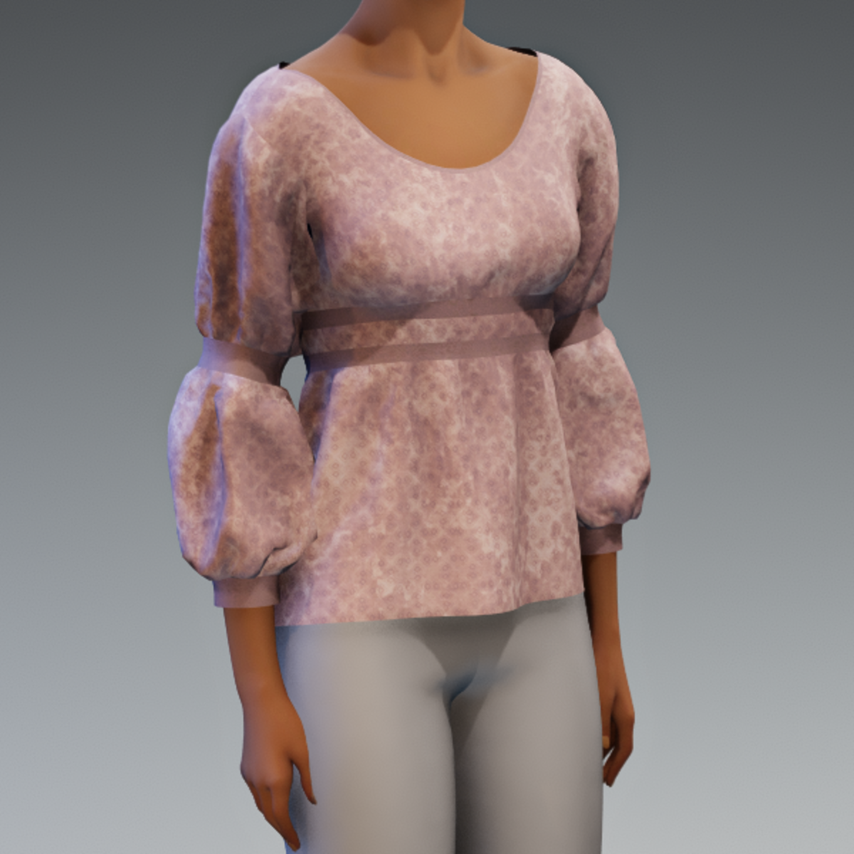 Bo Peep Top Pink Diamonds