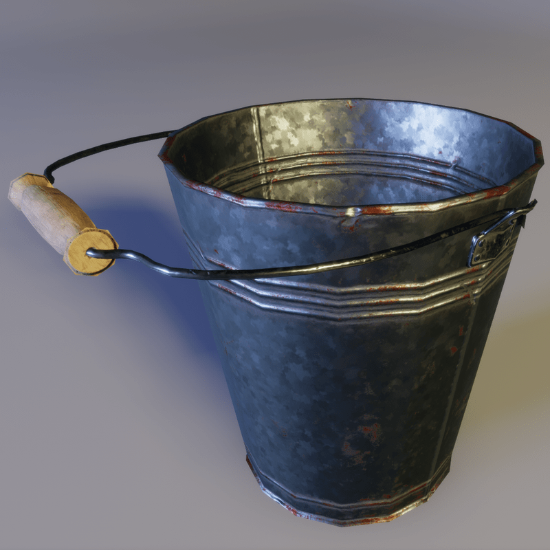 Galvanized Metal Bucket
