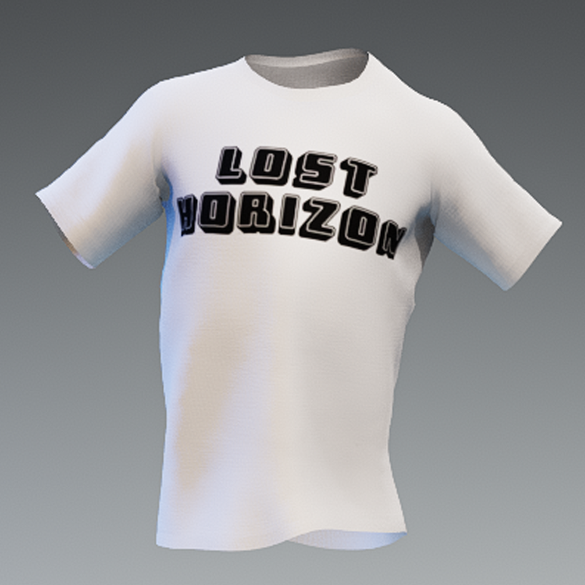 Unisex Lost Horizons White Logo Tee