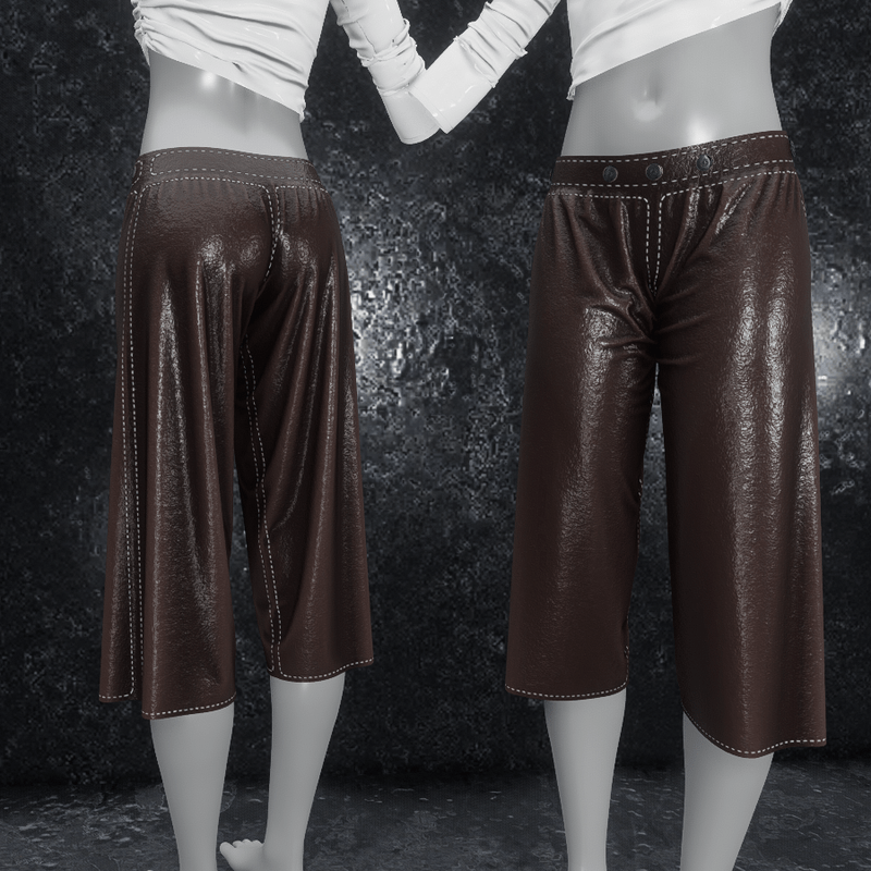 Culottes Leather brown