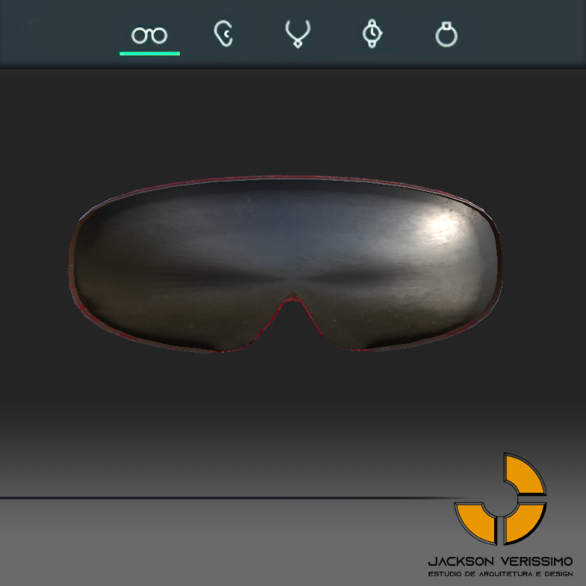 Cyber Glasses 5- Red