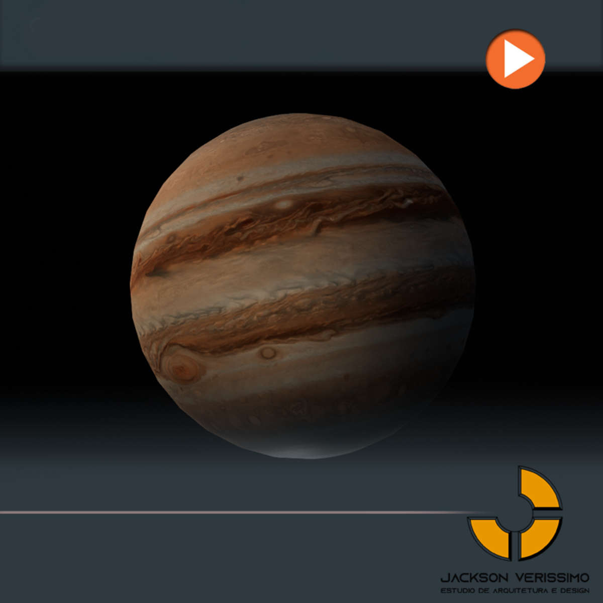 Animated Planet Jupiter