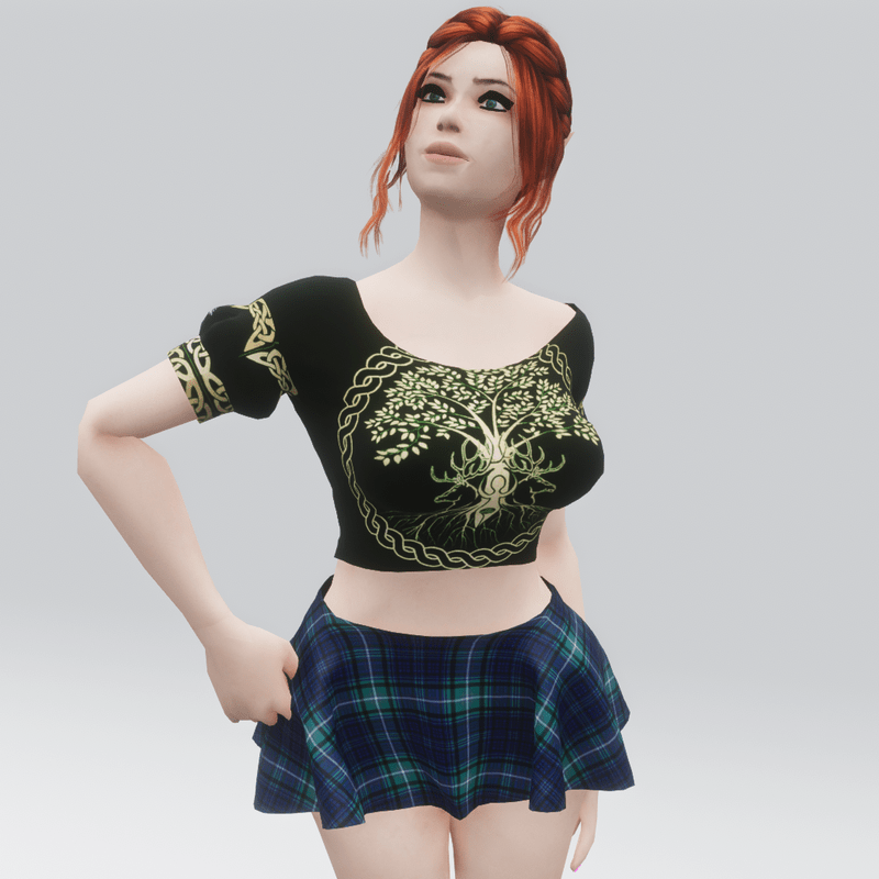 Celtic Tree of Life Blouse (Non Matallic Version)