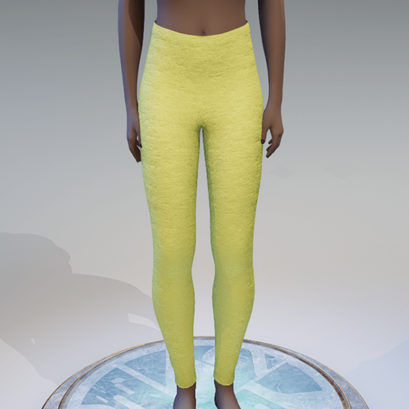 Yellow leggings
