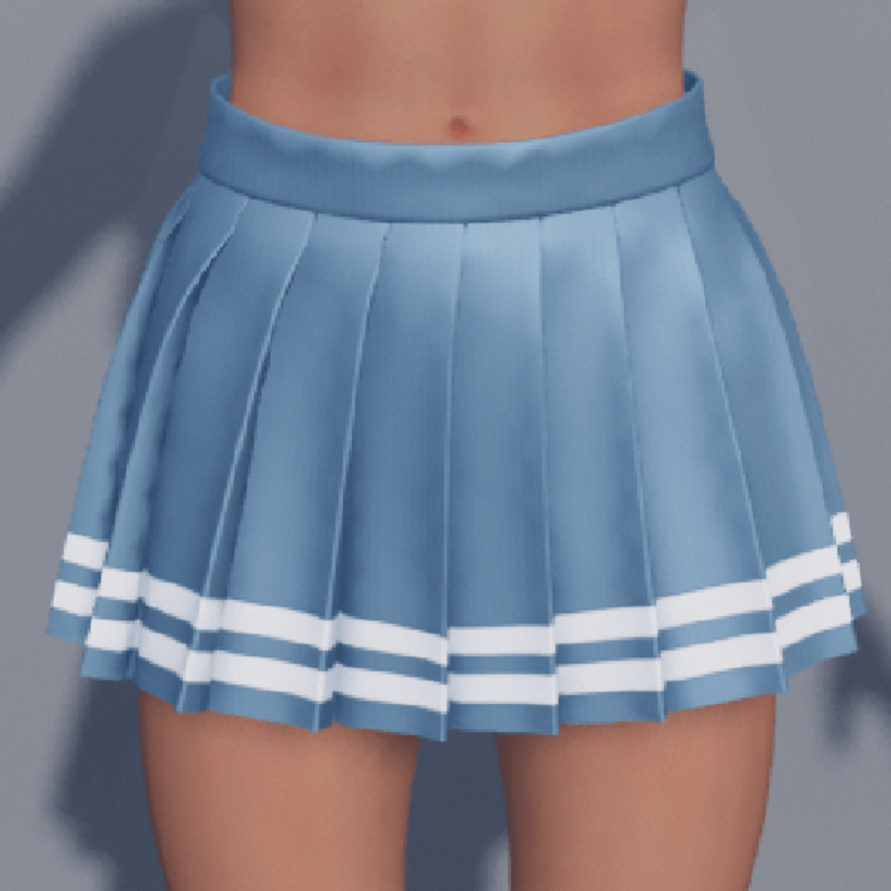 SYBILE SKIRT AQUA