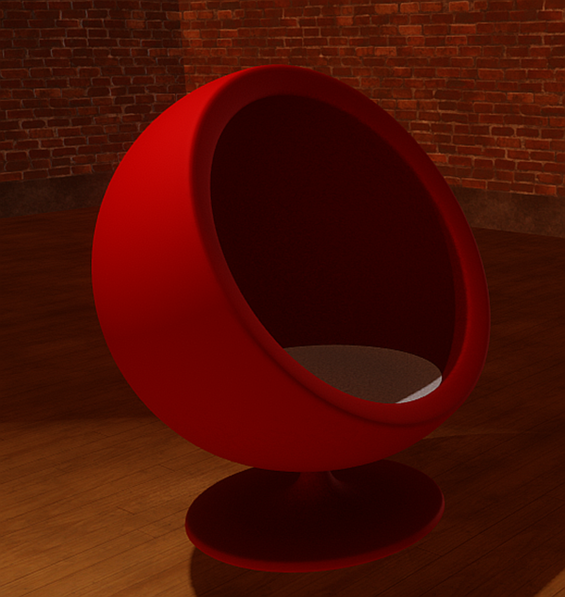 Sphere chair red