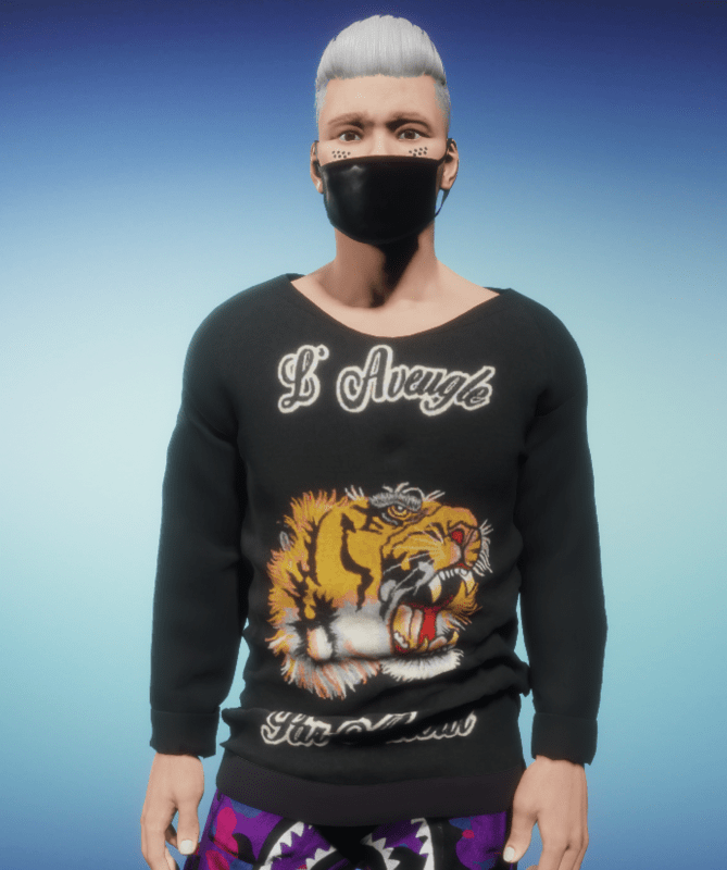 FaceMask HelloWorld male