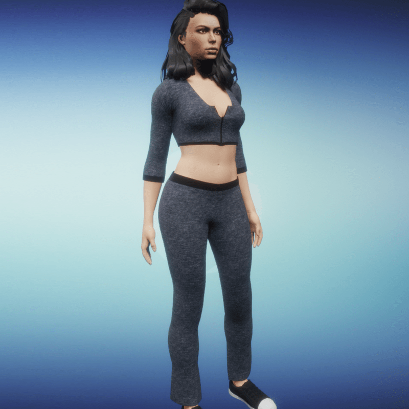 Sporty Outfit Audrey denim