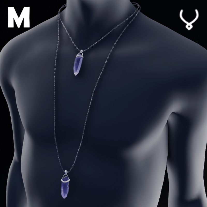 Amethyst Double Pendant - M