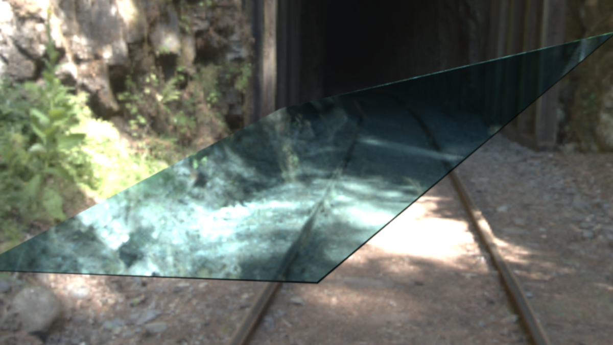 Glass Square Light Teal - PappaBears